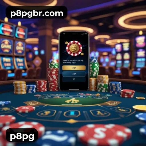 p8pg cadastro — tela de formulário no app oficial